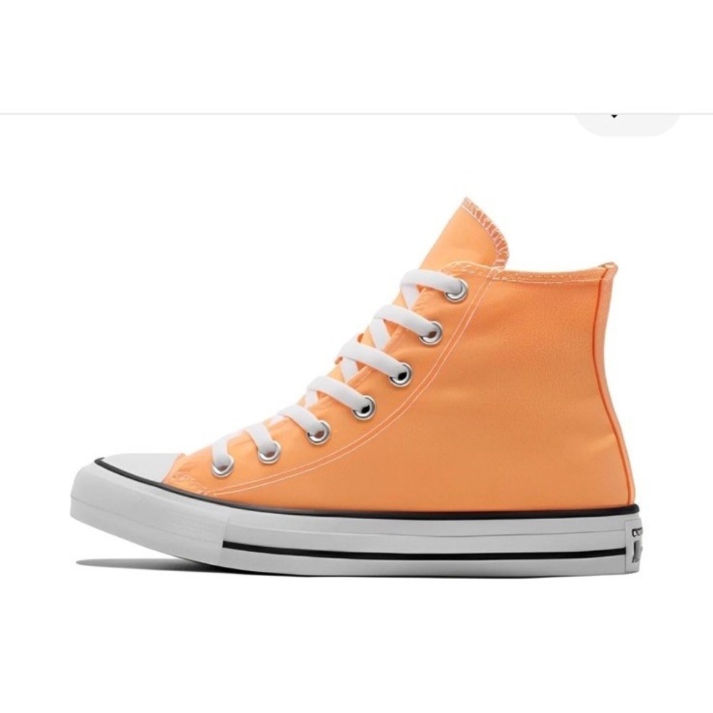 Converse Chuck Taylor All Star Peach Beam High Top Lace Up Shoes Womens Size 6.5